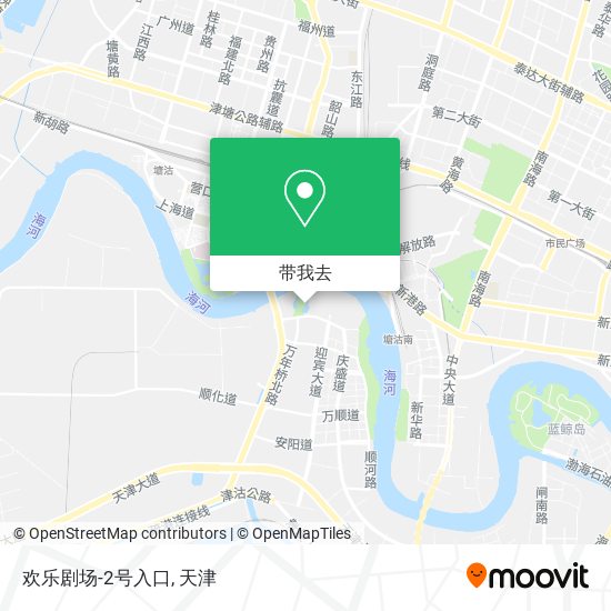 欢乐剧场-2号入口地图