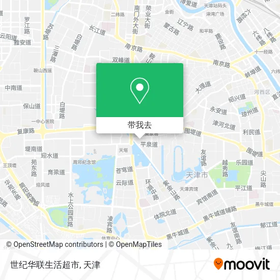 世纪华联生活超市地图