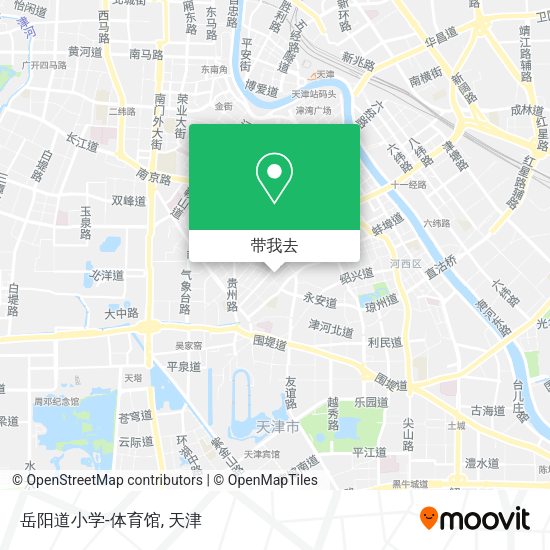 岳阳道小学-体育馆地图