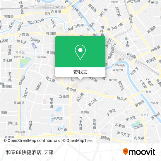 和泰88快捷酒店地图