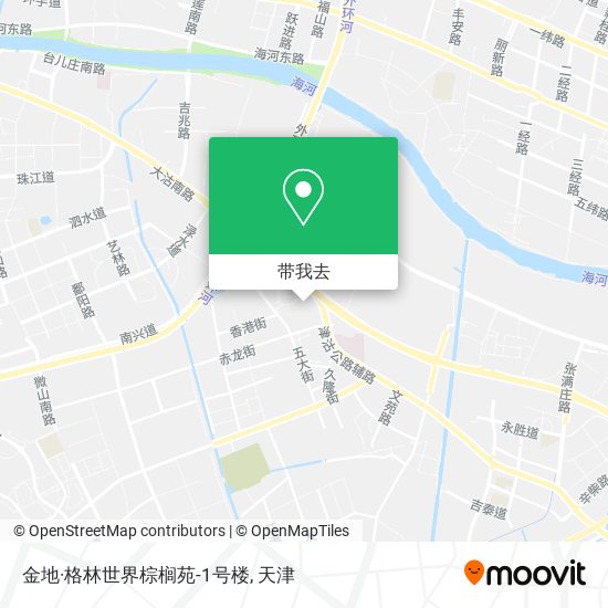 金地·格林世界棕榈苑-1号楼地图