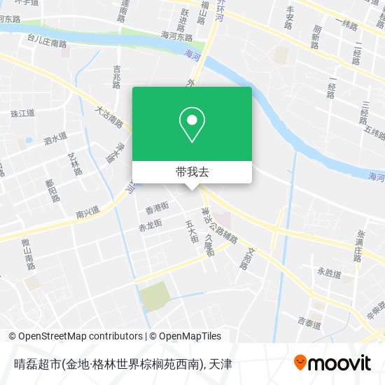 晴磊超市(金地·格林世界棕榈苑西南)地图