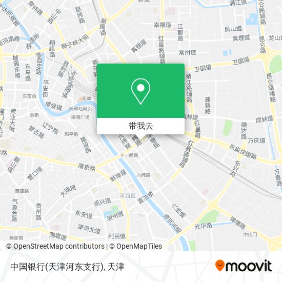 中国银行(天津河东支行)地图