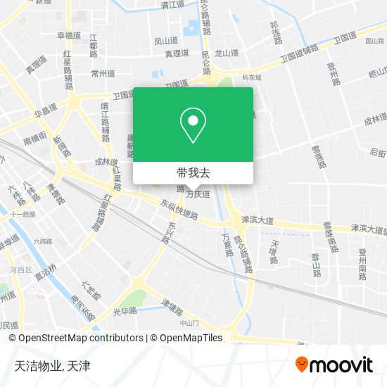 天洁物业地图