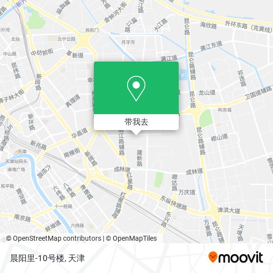 晨阳里-10号楼地图