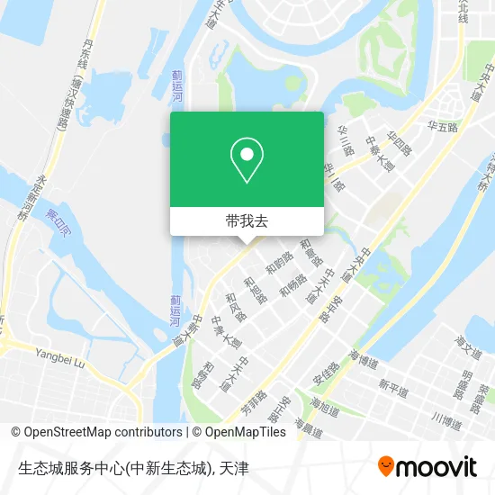 生态城服务中心(中新生态城)地图