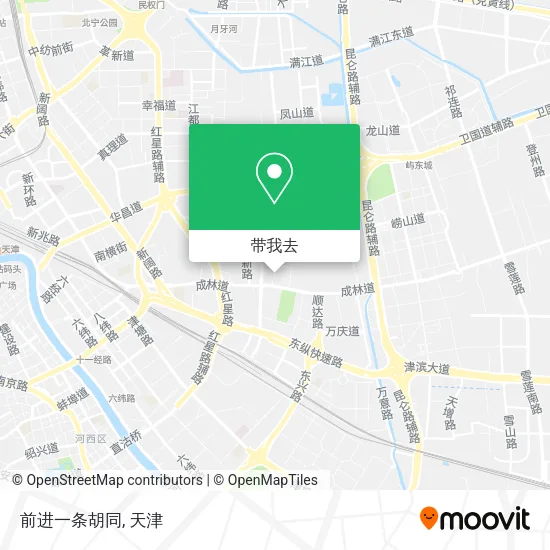 前进一条胡同地图