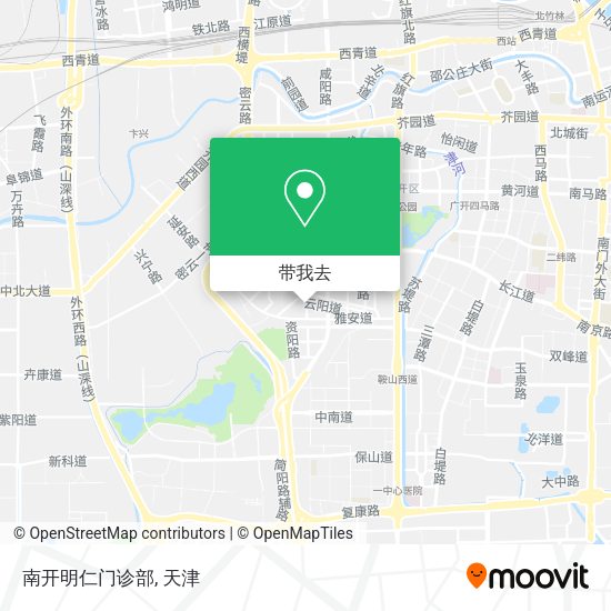 南开明仁门诊部地图