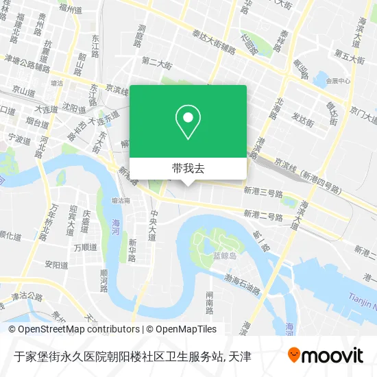 于家堡街永久医院朝阳楼社区卫生服务站地图