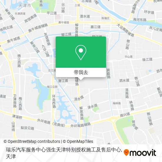 瑞乐汽车服务中心强生天津特别授权施工及售后中心地图