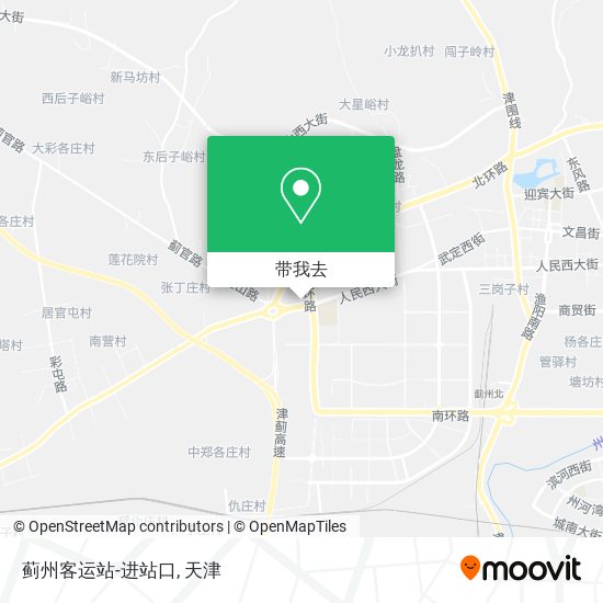 蓟州客运站-进站口地图