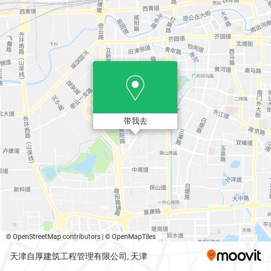 天津自厚建筑工程管理有限公司地图