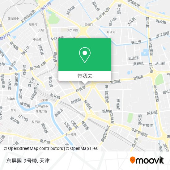 东屏园-9号楼地图