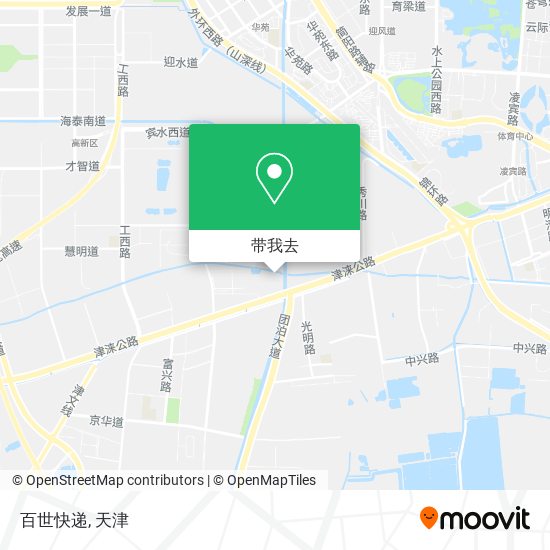 百世快递地图