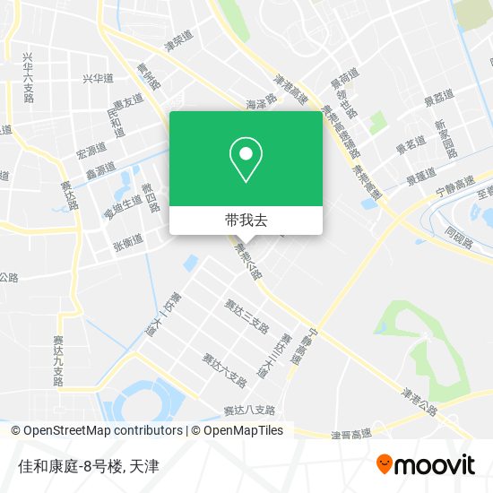 佳和康庭-8号楼地图