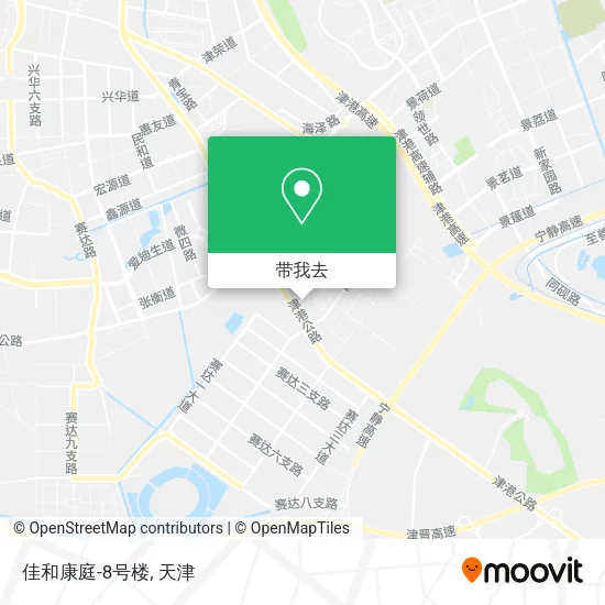 佳和康庭-8号楼地图