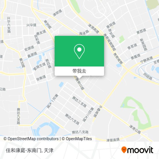 佳和康庭-东南门地图