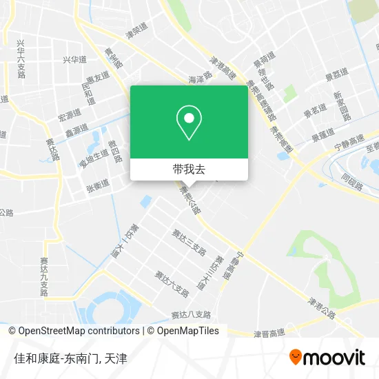 佳和康庭-东南门地图