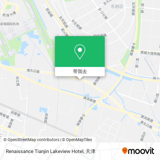 Renaissance Tianjin Lakeview Hotel地图