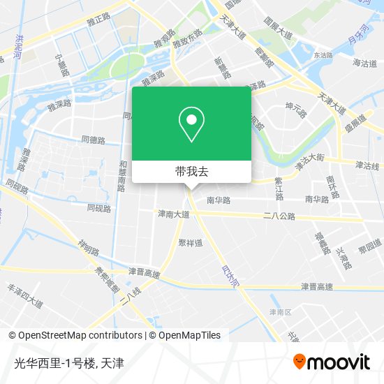 光华西里-1号楼地图
