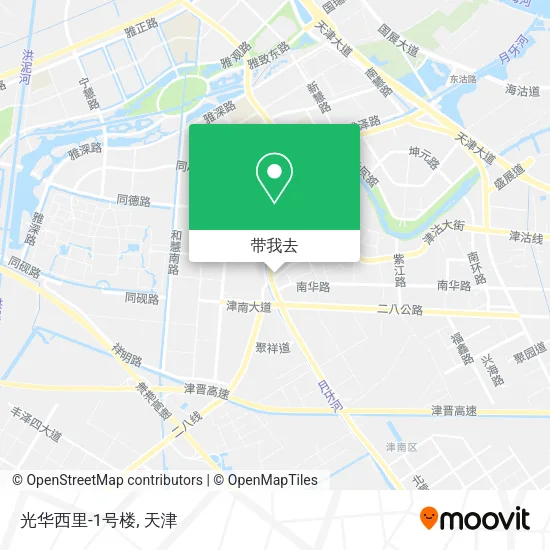 光华西里-1号楼地图