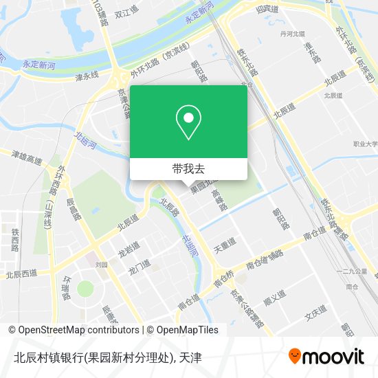 北辰村镇银行(果园新村分理处)地图
