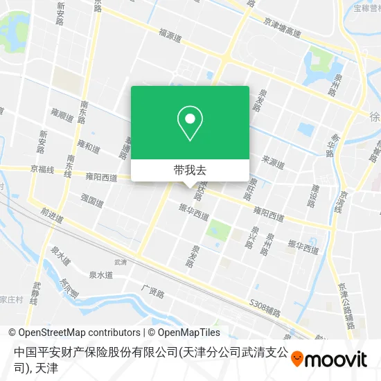中国平安财产保险股份有限公司(天津分公司武清支公司)地图