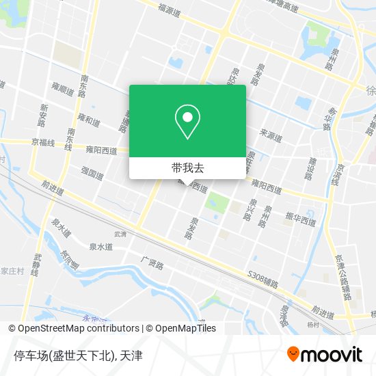 停车场(盛世天下北)地图