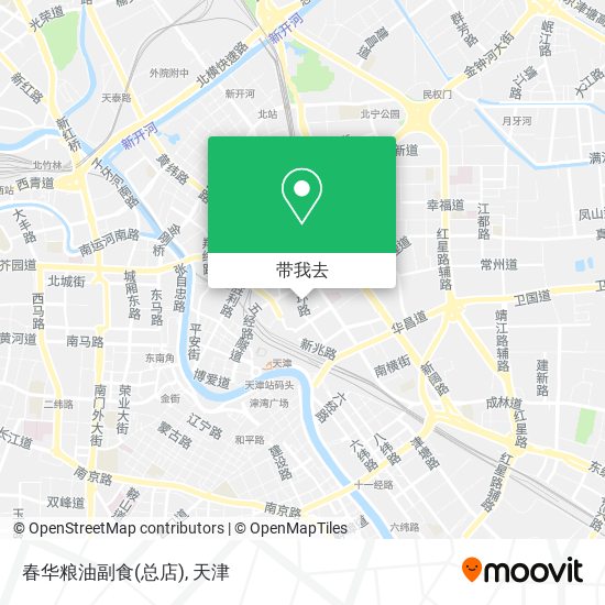春华粮油副食(总店)地图