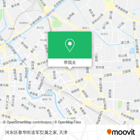 河东区春华街道军烮属之家地图