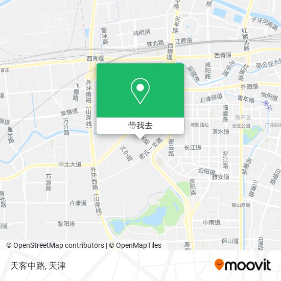 天客中路地图