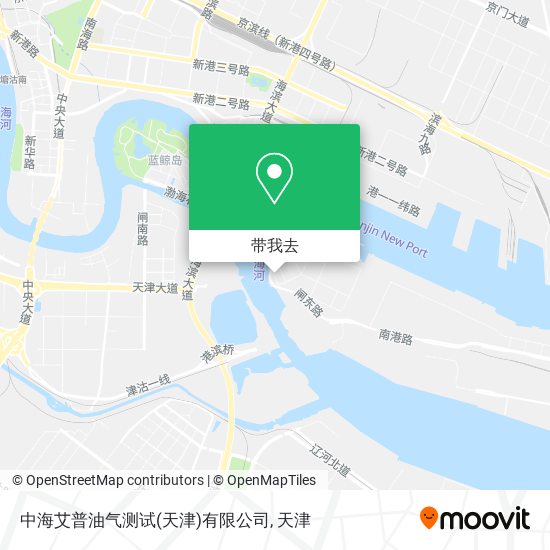 中海艾普油气测试(天津)有限公司地图
