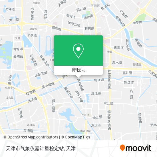 天津市气象仪器计量检定站地图