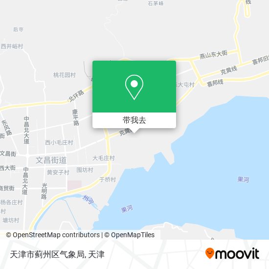 天津市蓟州区气象局地图