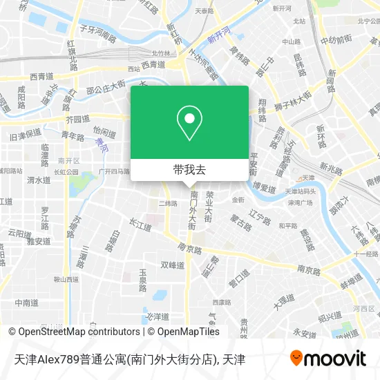 天津Alex789普通公寓(南门外大街分店)地图
