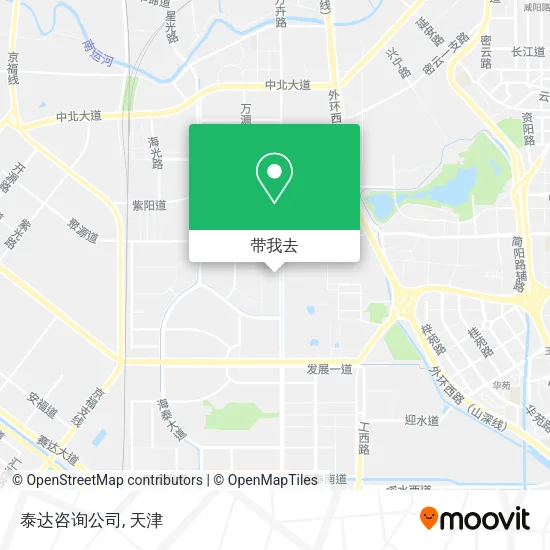 泰达咨询公司地图