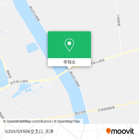 G205与X506交叉口地图