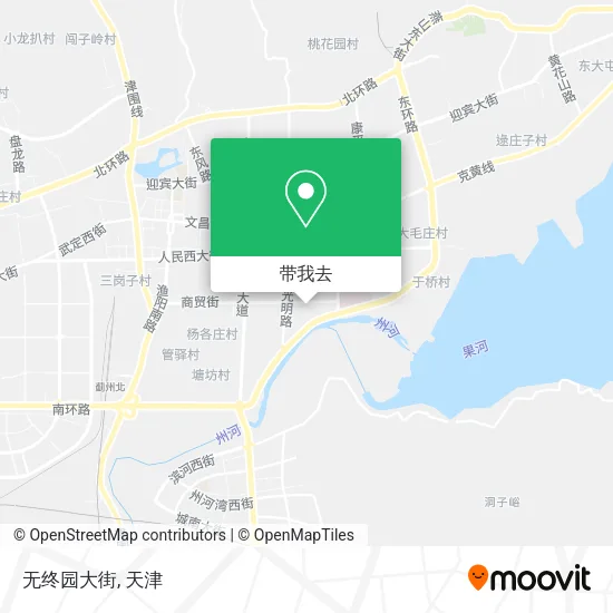 无终园大街地图