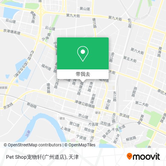Pet Shop宠物轩(广州道店)地图
