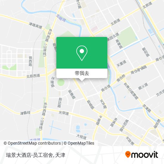 瑞景大酒店-员工宿舍地图