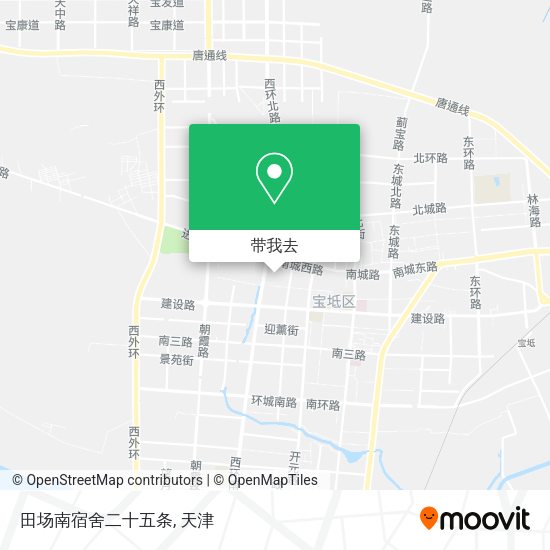 田场南宿舍二十五条地图