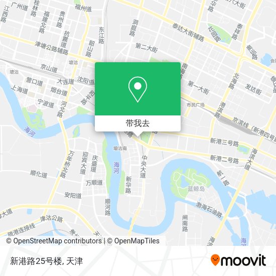 新港路25号楼地图