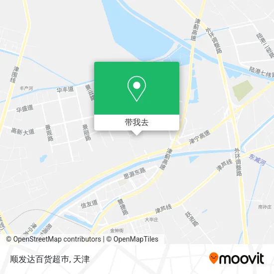 顺发达百货超巿地图