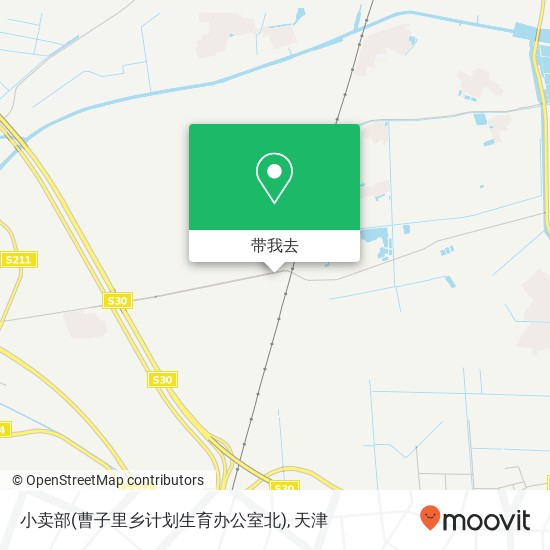 小卖部(曹子里乡计划生育办公室北)地图