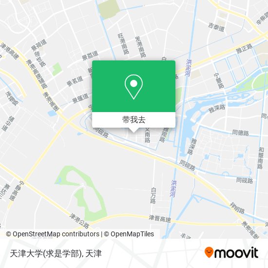 天津大学(求是学部)地图