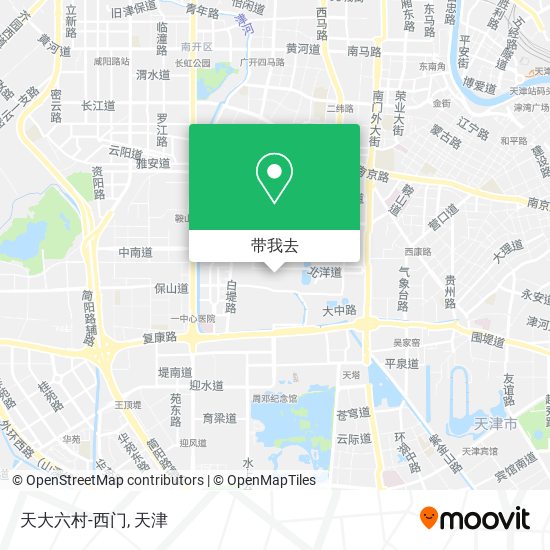 天大六村-西门地图
