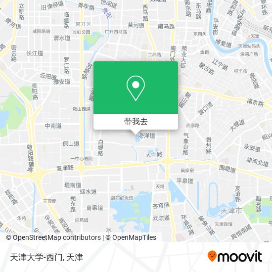 天津大学-西门地图