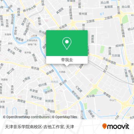 天津音乐学院南校区-吉他工作室地图