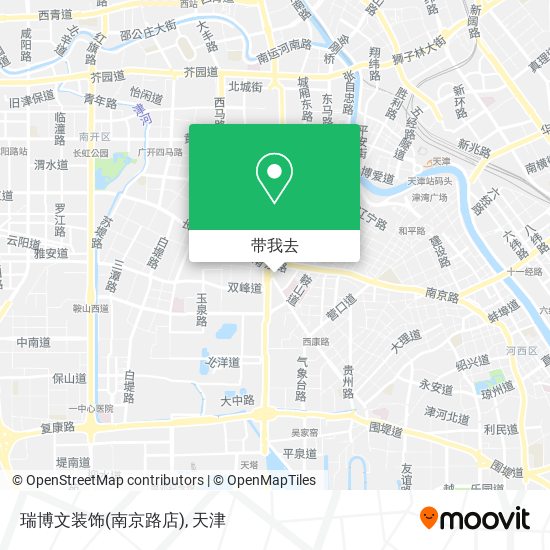瑞博文装饰(南京路店)地图