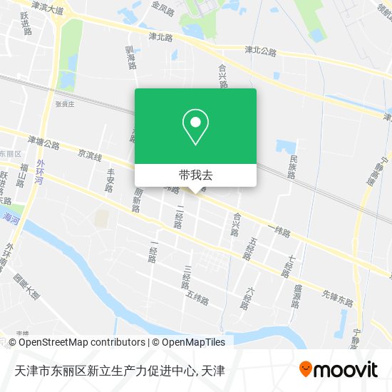 天津市东丽区新立生产力促进中心地图